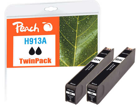 PI300-740 | Peach TwinPack kompatibilní s HP č 913A (L0R95AE) - černá (black)